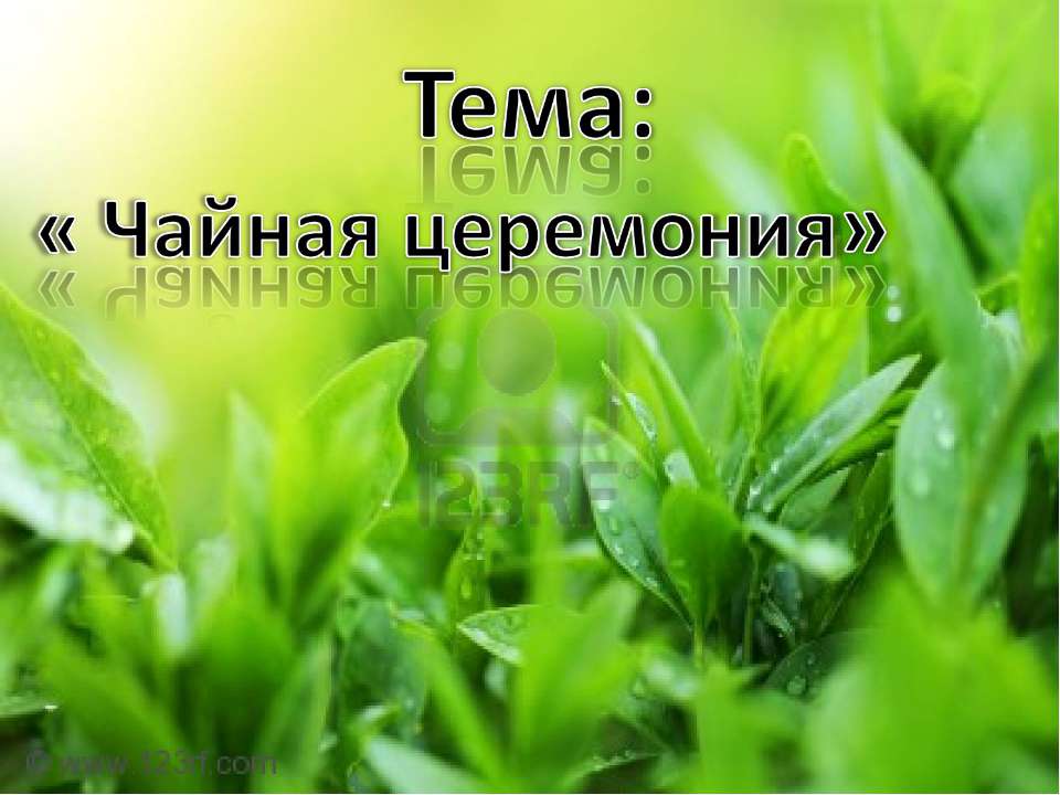Чайная церемония - Скачать презентации бесплатно | Читать или скачать учебники для школы онлайн бесплатно ☑ Школьные учебники school-textbook.com