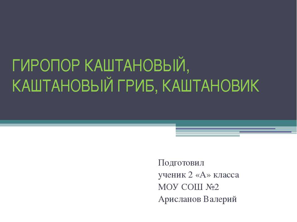 Гиропор каштановый, каштановый гриб, каштановик  - Скачать презентации бесплатно | Читать или скачать учебники для школы онлайн бесплатно ☑ Школьные учебники school-textbook.com