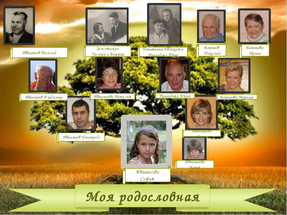 Моя родословная  - Скачать презентации бесплатно | Читать или скачать учебники для школы онлайн бесплатно ☑ Школьные учебники school-textbook.com