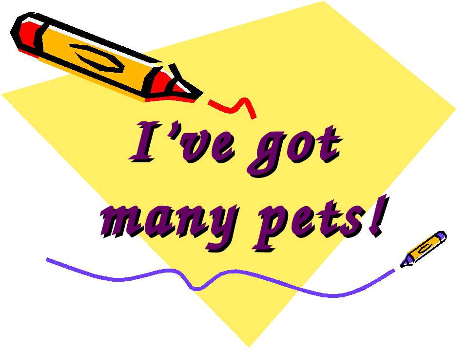 I’ve got many pets  - Скачать презентации бесплатно | Читать или скачать учебники для школы онлайн бесплатно ☑ Школьные учебники school-textbook.com