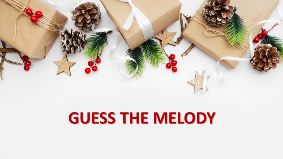 Guess the melody (New Year/ Christmas) - Скачать презентации бесплатно | Читать или скачать учебники для школы онлайн бесплатно ☑ Школьные учебники school-textbook.com