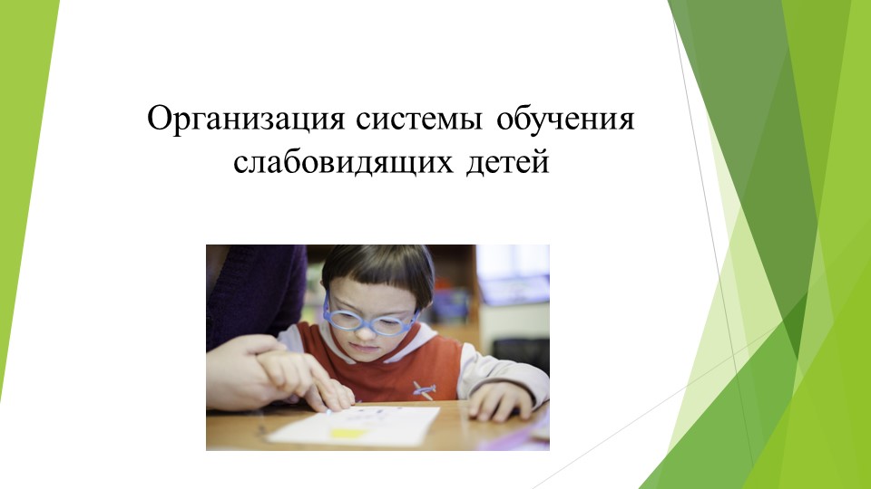 Презентация "Организация системы обучения слабовидящих детей"  - Скачать презентации бесплатно | Читать или скачать учебники для школы онлайн бесплатно ☑ Школьные учебники school-textbook.com