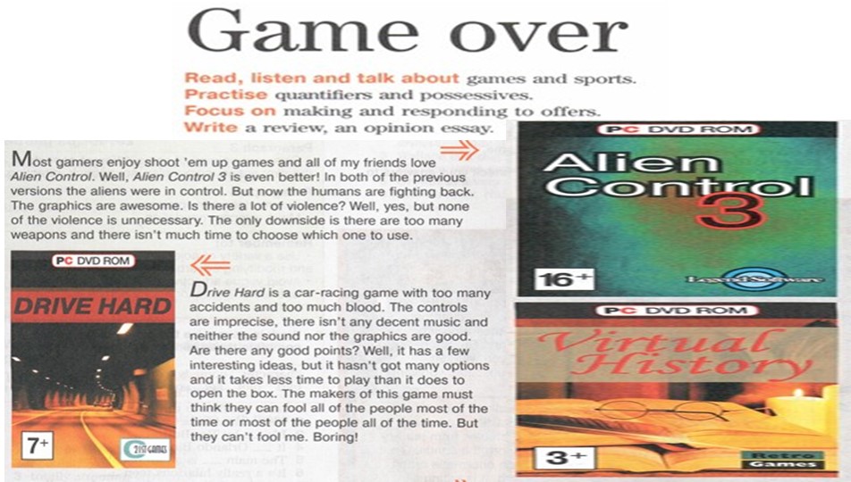 Презентация по английскому языку 10 класс "Game over"  - Скачать презентации бесплатно | Читать или скачать учебники для школы онлайн бесплатно ☑ Школьные учебники school-textbook.com