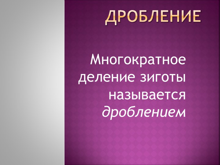Презентация по биологии на тему "Дробление" 9 класс - Скачать презентации бесплатно | Читать или скачать учебники для школы онлайн бесплатно ☑ Школьные учебники school-textbook.com
