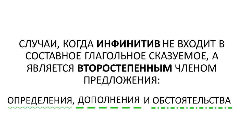 Случаи, когда инфинитив является второстепенным членом предложения - Скачать презентации бесплатно | Читать или скачать учебники для школы онлайн бесплатно ☑ Школьные учебники school-textbook.com