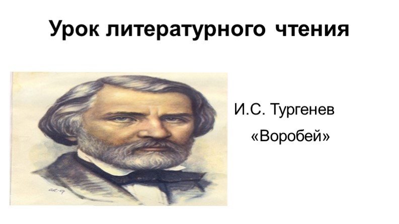 Презентация к произведению И.С. Тургенева "Воробей"  - Скачать презентации бесплатно | Читать или скачать учебники для школы онлайн бесплатно ☑ Школьные учебники school-textbook.com