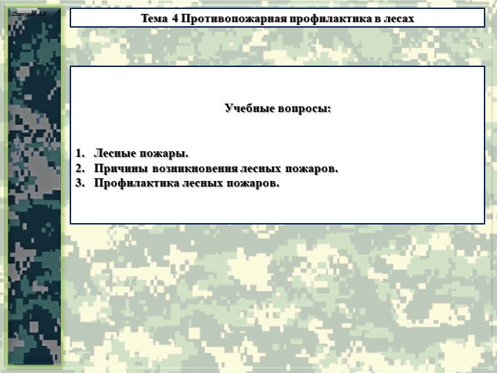 Презентация тема "Противопожарная профилактика в лесу" - Скачать презентации бесплатно | Читать или скачать учебники для школы онлайн бесплатно ☑ Школьные учебники school-textbook.com