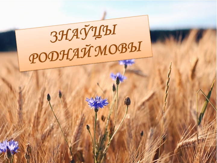 Интерактивная презентация по белорусскому языку "Знаўцы роднай мовы" (8 класс) - Скачать презентации бесплатно | Читать или скачать учебники для школы онлайн бесплатно ☑ Школьные учебники school-textbook.com