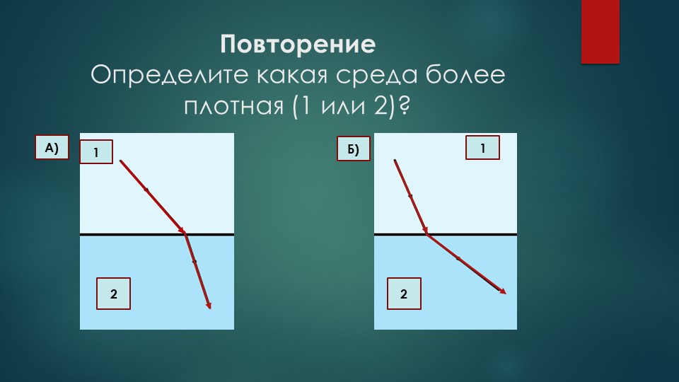 Урок по физике "Решение задач на преломление света" 8 кл.  - Скачать презентации бесплатно | Читать или скачать учебники для школы онлайн бесплатно ☑ Школьные учебники school-textbook.com