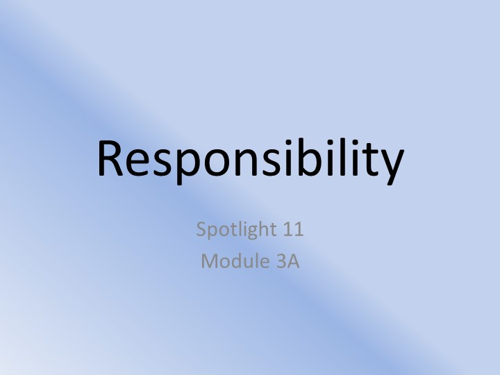 Презентация по английскому языку "Responsibility" - Скачать презентации бесплатно | Читать или скачать учебники для школы онлайн бесплатно ☑ Школьные учебники school-textbook.com