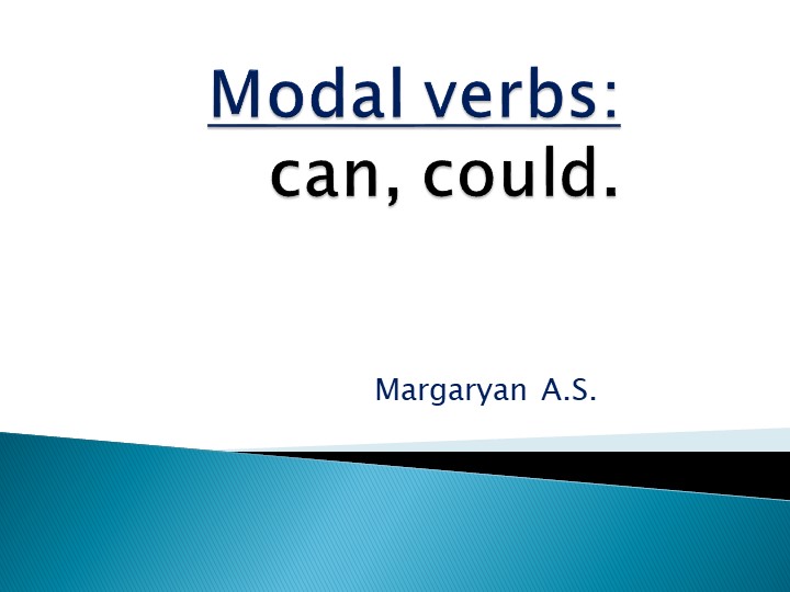 " Модальный глагол can/could"  - Скачать презентации бесплатно | Читать или скачать учебники для школы онлайн бесплатно ☑ Школьные учебники school-textbook.com