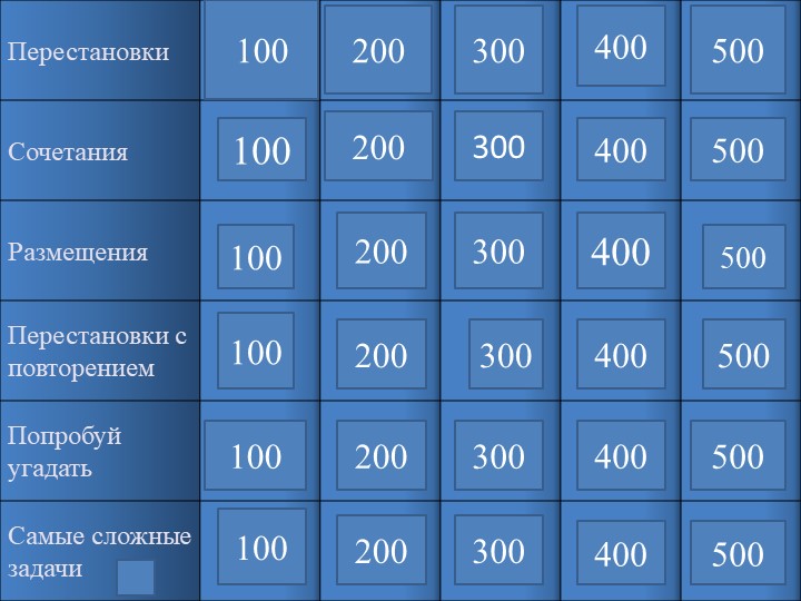 Игра-презентация "Комбинаторные задачи в парикмахерском деле"  - Скачать презентации бесплатно | Читать или скачать учебники для школы онлайн бесплатно ☑ Школьные учебники school-textbook.com