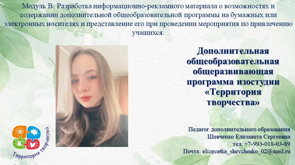 Программа представление "Территория творчества" - Скачать презентации бесплатно | Читать или скачать учебники для школы онлайн бесплатно ☑ Школьные учебники school-textbook.com