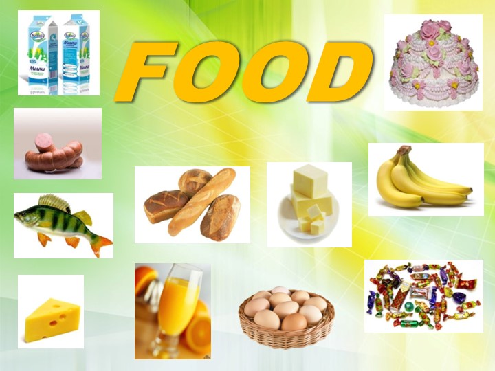 Презентация к уроку "Продукты" - Скачать презентации бесплатно | Читать или скачать учебники для школы онлайн бесплатно ☑ Школьные учебники school-textbook.com