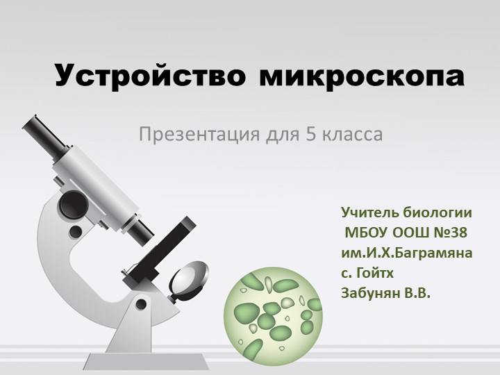 Презентация по биологии на тему " Микроскоп" - Скачать презентации бесплатно | Читать или скачать учебники для школы онлайн бесплатно ☑ Школьные учебники school-textbook.com
