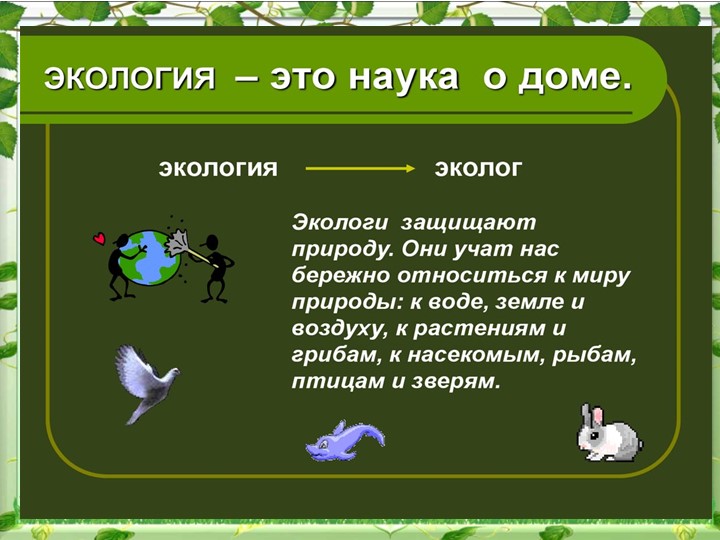 Презентация "Экологическое воспитание младших школьников"  - Скачать презентации бесплатно | Читать или скачать учебники для школы онлайн бесплатно ☑ Школьные учебники school-textbook.com