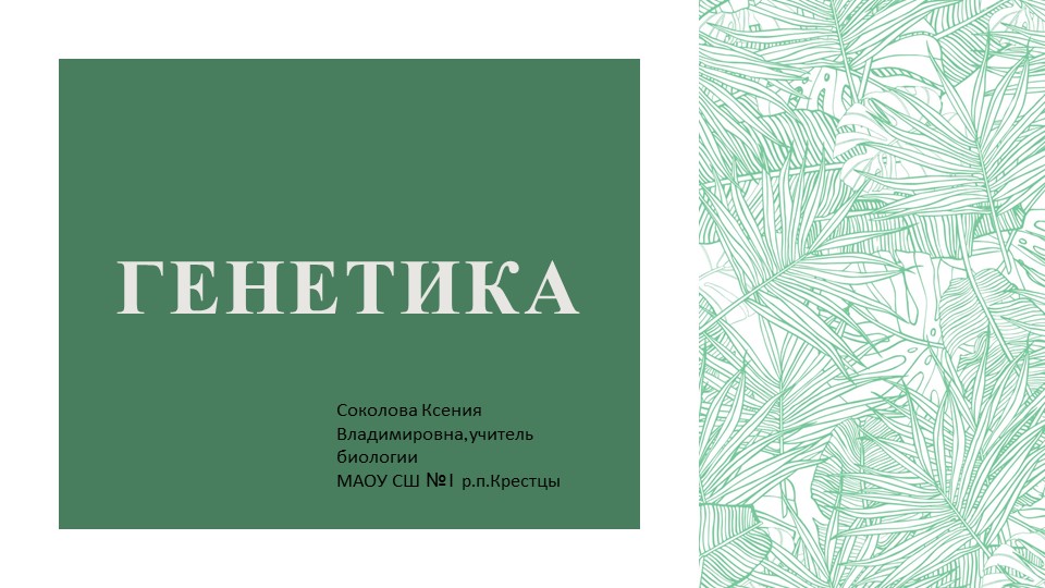 Презентация по биологии на тему "Генетика" - Скачать презентации бесплатно | Читать или скачать учебники для школы онлайн бесплатно ☑ Школьные учебники school-textbook.com