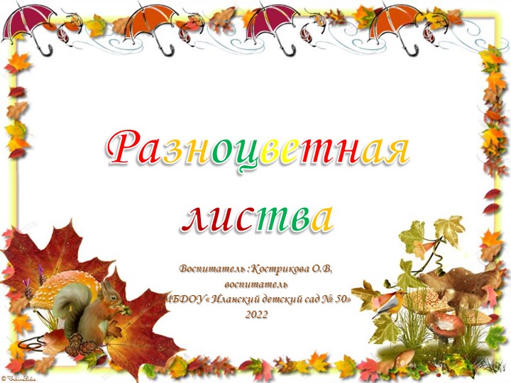 Презентация исследовательского проекта "Разноцветная листва"  - Скачать презентации бесплатно | Читать или скачать учебники для школы онлайн бесплатно ☑ Школьные учебники school-textbook.com