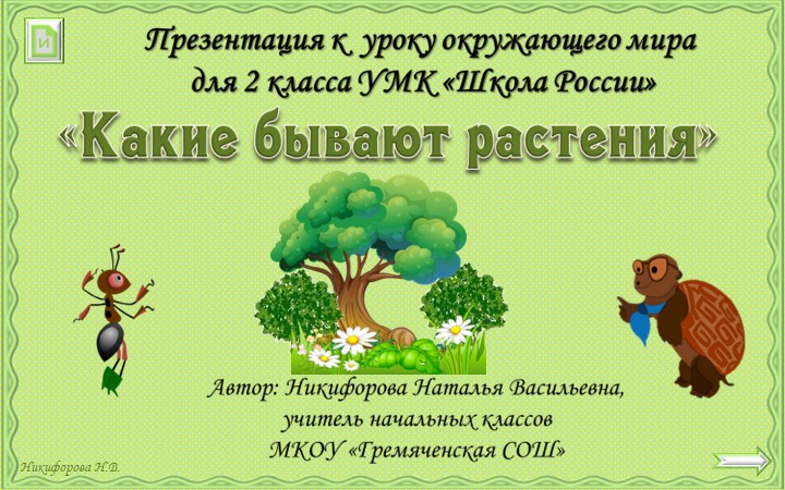 Презентация "Какаие бывают растения" 2 класс  - Скачать презентации бесплатно | Читать или скачать учебники для школы онлайн бесплатно ☑ Школьные учебники school-textbook.com