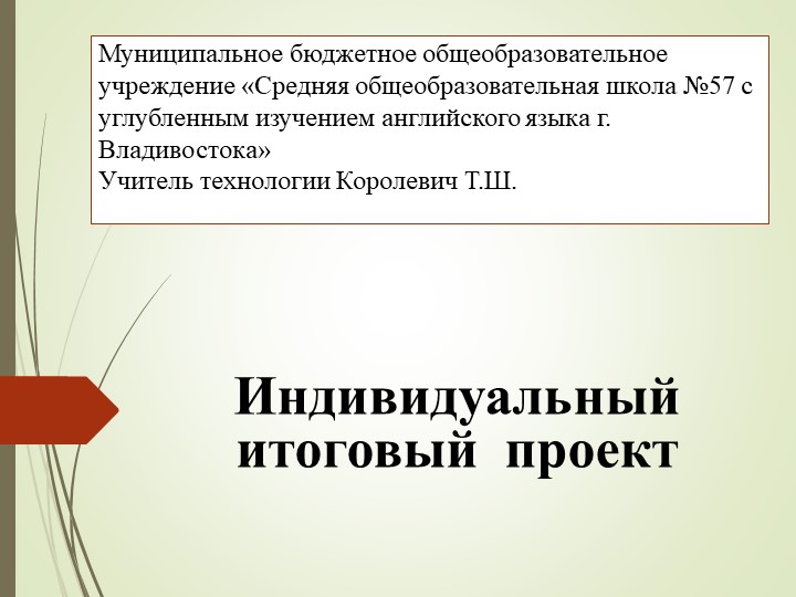Презентация "Индивидуальный проект" (11 класс)  - Скачать презентации бесплатно | Читать или скачать учебники для школы онлайн бесплатно ☑ Школьные учебники school-textbook.com