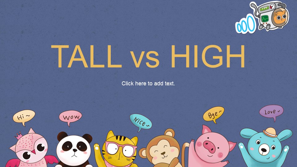 Разница в употреблении слов High и Tall - Скачать презентации бесплатно | Читать или скачать учебники для школы онлайн бесплатно ☑ Школьные учебники school-textbook.com