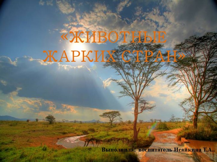 Презентация для детей старшего дошкольного возраста "Животные жарких стран" - Скачать презентации бесплатно | Читать или скачать учебники для школы онлайн бесплатно ☑ Школьные учебники school-textbook.com