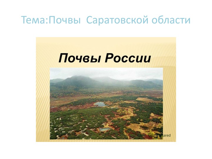 Презентация по географии на тему "Почвы Саратовской области" - Скачать презентации бесплатно | Читать или скачать учебники для школы онлайн бесплатно ☑ Школьные учебники school-textbook.com