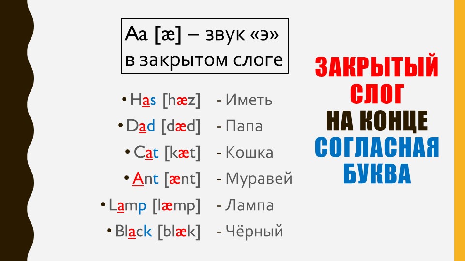 Презентация английский язык 2 класс открытый и закрытый слог - Скачать презентации бесплатно | Читать или скачать учебники для школы онлайн бесплатно ☑ Школьные учебники school-textbook.com