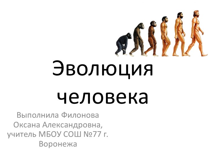 Презентация по биологии на тему "Эволюция человека" - Скачать презентации бесплатно | Читать или скачать учебники для школы онлайн бесплатно ☑ Школьные учебники school-textbook.com