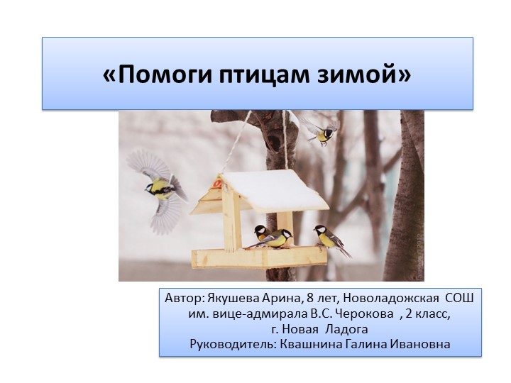 Презентация по окружающему миру 2 класс "Помоги птицам зимой" - Скачать презентации бесплатно | Читать или скачать учебники для школы онлайн бесплатно ☑ Школьные учебники school-textbook.com