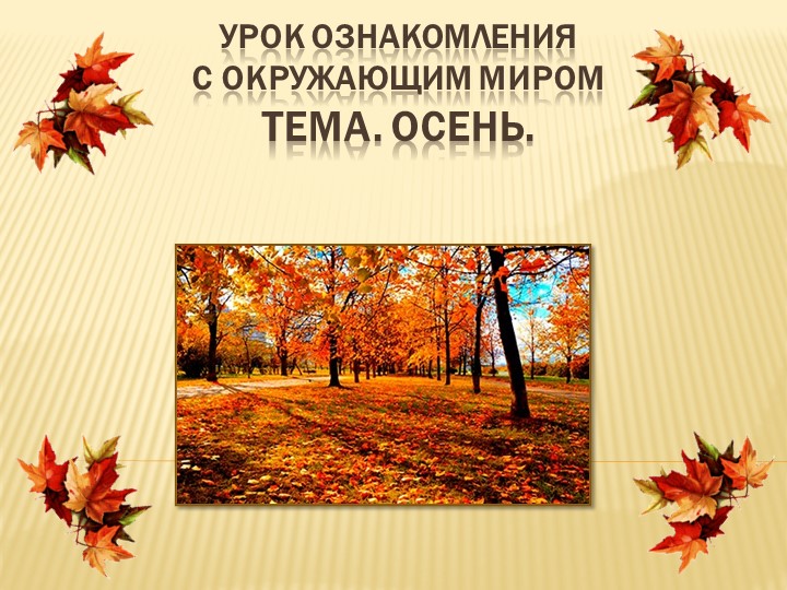 Презентация к уроку "Осень". - Скачать презентации бесплатно | Читать или скачать учебники для школы онлайн бесплатно ☑ Школьные учебники school-textbook.com