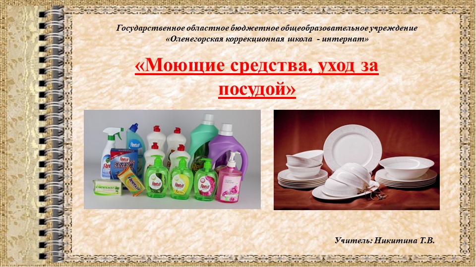 Презентация по кулинарии " Моющие средства и уход за посудой" (10 кл. ) - Скачать презентации бесплатно | Читать или скачать учебники для школы онлайн бесплатно ☑ Школьные учебники school-textbook.com