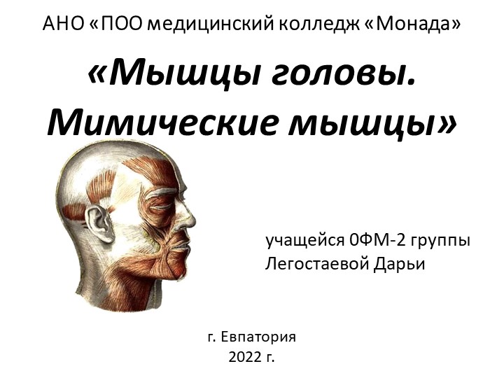 Презентация по анатомии и физиологии человека "Мышцы лица." - Скачать презентации бесплатно | Читать или скачать учебники для школы онлайн бесплатно ☑ Школьные учебники school-textbook.com