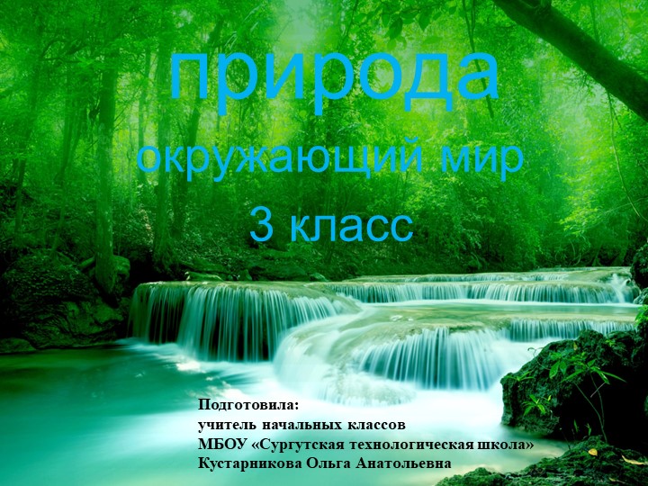 Презентация по окружающему миру на тему "Природа" (3 класс) - Скачать презентации бесплатно | Читать или скачать учебники для школы онлайн бесплатно ☑ Школьные учебники school-textbook.com