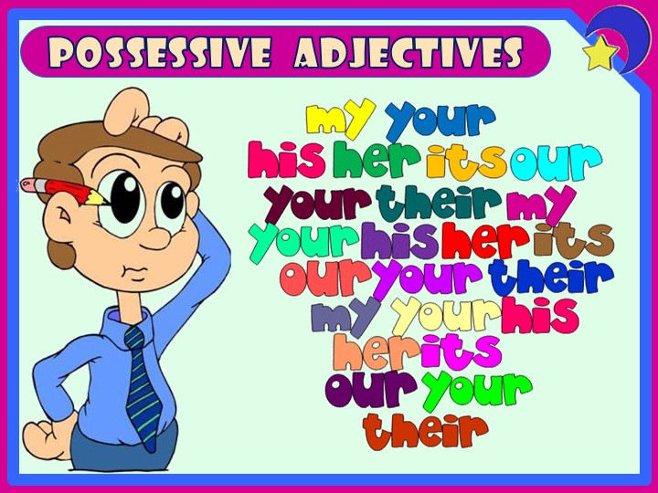 Starlight 4 Possessive Pronouns - Скачать презентации бесплатно | Читать или скачать учебники для школы онлайн бесплатно ☑ Школьные учебники school-textbook.com
