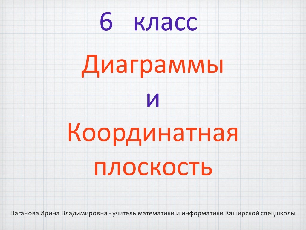 Презентация, Математика, 6 класс, тема "Диаграммы и координатная плоскость" - Скачать презентации бесплатно | Читать или скачать учебники для школы онлайн бесплатно ☑ Школьные учебники school-textbook.com