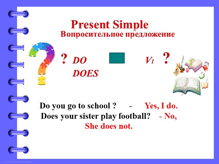 Открытый урок : класс 6 на тему"Настоящее время" - Скачать презентации бесплатно | Читать или скачать учебники для школы онлайн бесплатно ☑ Школьные учебники school-textbook.com