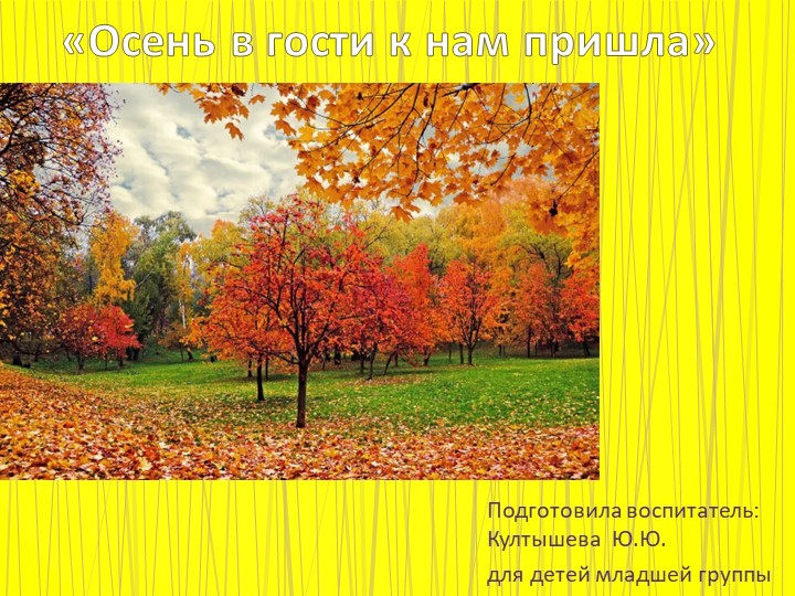 Презентация к ООД " Осень в гости к нам пришла" для детей младшей группы - Скачать презентации бесплатно | Читать или скачать учебники для школы онлайн бесплатно ☑ Школьные учебники school-textbook.com