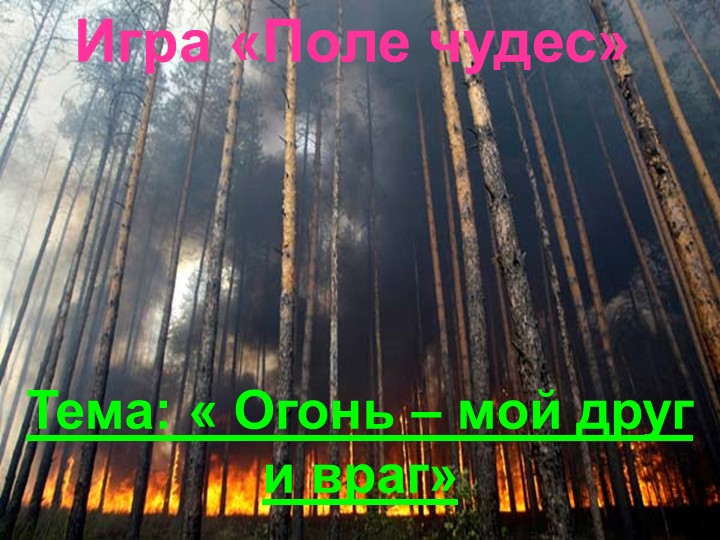 Поле чудес на тему: Пожарная безопасность. - Скачать презентации бесплатно | Читать или скачать учебники для школы онлайн бесплатно ☑ Школьные учебники school-textbook.com