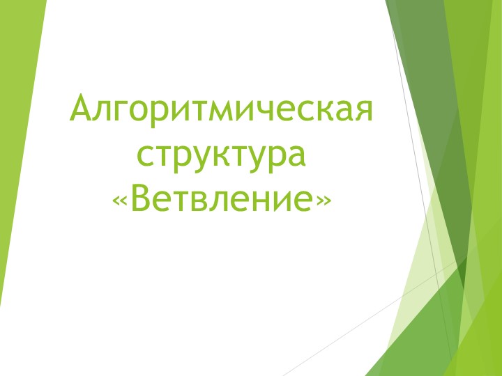 Презентация Алгоритмическая структура ветвление - Скачать презентации бесплатно | Читать или скачать учебники для школы онлайн бесплатно ☑ Школьные учебники school-textbook.com