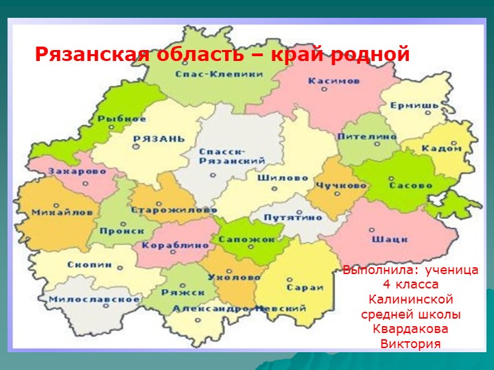 Проект по окружающему миру "Рязанская область" - Скачать презентации бесплатно | Читать или скачать учебники для школы онлайн бесплатно ☑ Школьные учебники school-textbook.com