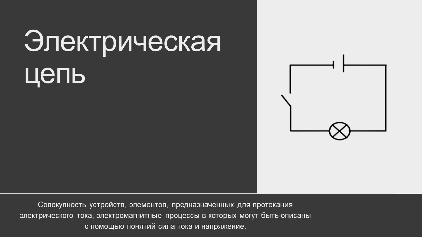Презентация к уроку по физике "Электрическая цепь и ее составные части" 8 класс - Скачать презентации бесплатно | Читать или скачать учебники для школы онлайн бесплатно ☑ Школьные учебники school-textbook.com